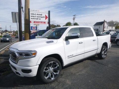 Ivory Tri–Coat Ram 1500 Limited Crew Cab 4x4.  Click to enlarge.