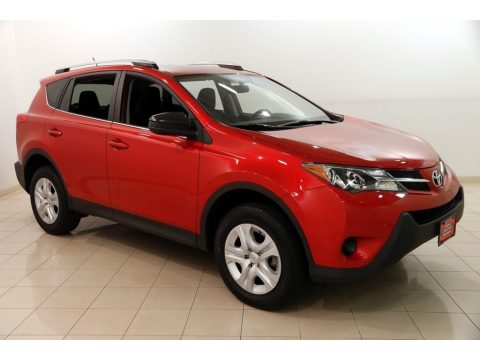 Barcelona Red Metallic Toyota RAV4 LE. Click to enlarge. Barcelona Red Metallic Toyota RAV4 LE. Click to enlarge.