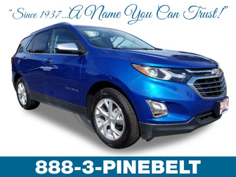 Kinetic Blue Metallic Chevrolet Equinox Premier AWD.  Click to enlarge.