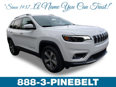 Bright White Jeep Cherokee Limited 4x4.  Click to enlarge.