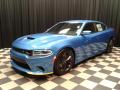 Front 3/4 View of 2019 Dodge Charger R/T Scat Pack #2