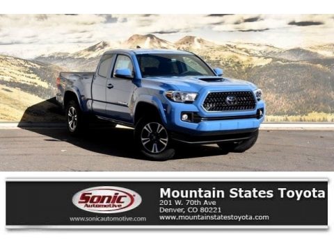 Cavalry Blue Toyota Tacoma TRD Sport Access Cab 4x4.  Click to enlarge.
