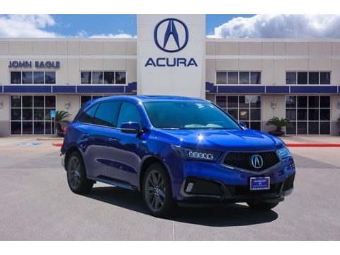 Apex Blue Pearl Acura MDX A Spec SH-AWD.  Click to enlarge.