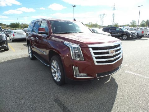 Red Passion Tintcoat Cadillac Escalade Luxury 4WD.  Click to enlarge.