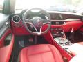  2019 Alfa Romeo Stelvio Red Interior #17