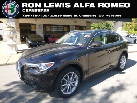 Basalto Brown Metallic Alfa Romeo Stelvio Ti Lusso AWD.  Click to enlarge.