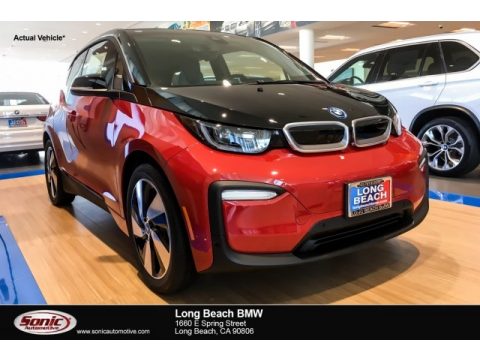 Melbourne Red Metallic BMW i3 .  Click to enlarge.