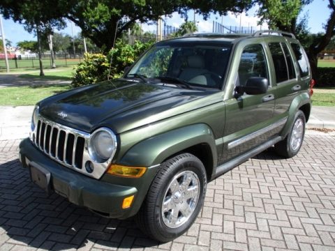 Jeep Green Metallic Jeep Liberty Limited.  Click to enlarge.