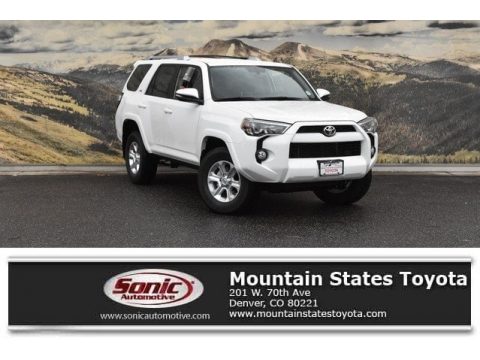 Super White Toyota 4Runner SR5 4x4.  Click to enlarge.