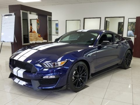 Kona Blue Ford Mustang Shelby GT350.  Click to enlarge.