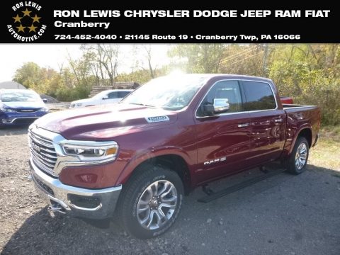 Delmonico Red Pearl Ram 1500 Long Horn Crew Cab 4x4.  Click to enlarge.