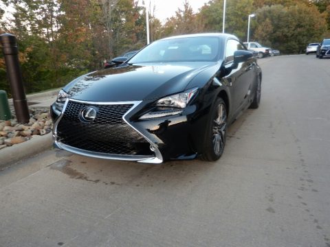 Obsidian Lexus RC 300 F Sport AWD.  Click to enlarge.