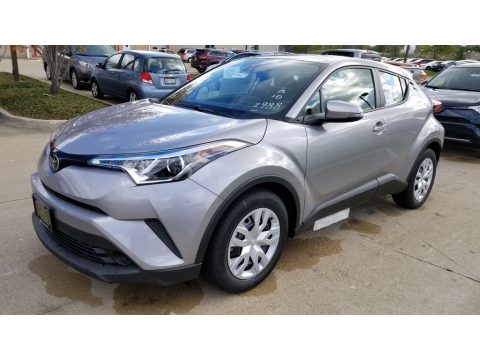 Silver Knockout Metallic Toyota C-HR LE.  Click to enlarge.