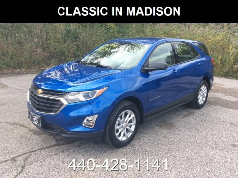 Kinetic Blue Metallic Chevrolet Equinox LS.  Click to enlarge.