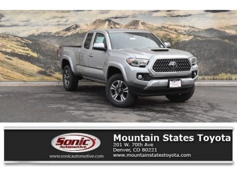 Silver Sky Metallic Toyota Tacoma TRD Off-Road Access Cab 4x4.  Click to enlarge.
