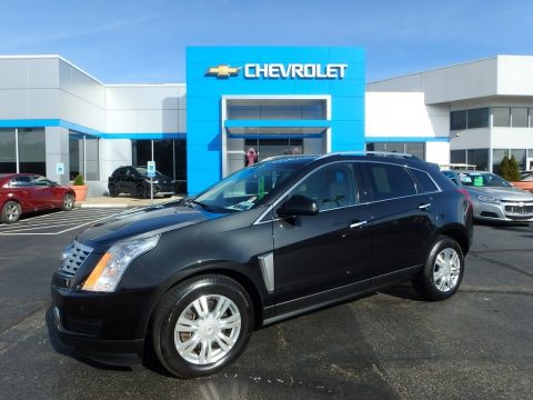 Black Ice Metallic Cadillac SRX Luxury AWD.  Click to enlarge.