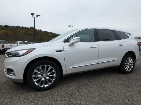 White Frost Tricoat Buick Enclave Essence AWD.  Click to enlarge.