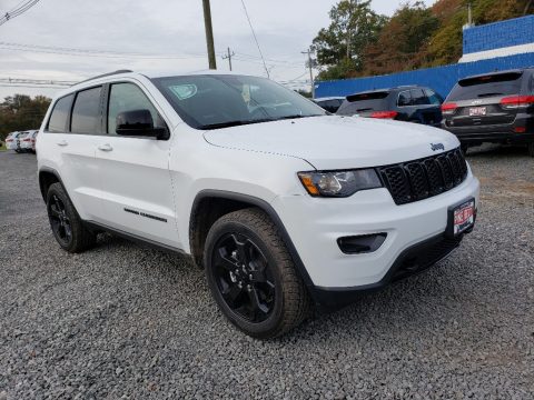 Bright White Jeep Grand Cherokee Laredo 4x4.  Click to enlarge.