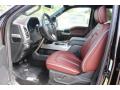 Front Seat of 2018 Ford F150 Platinum SuperCrew 4x4 #15