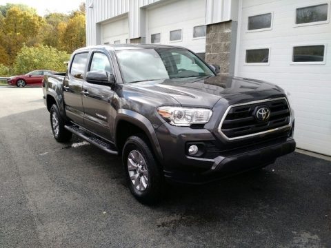 Magnetic Gray Metallic Toyota Tacoma SR5 Double Cab 4x4.  Click to enlarge.