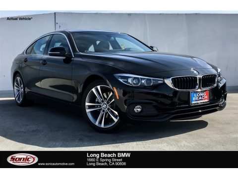 Jet Black BMW 4 Series 430i Gran Coupe.  Click to enlarge.