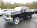 Front 3/4 View of 2019 Chevrolet Silverado 2500HD Work Truck Double Cab 4WD #1