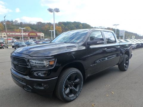 Diamond Black Crystal Pearl Ram 1500 Big Horn Crew Cab 4x4.  Click to enlarge.