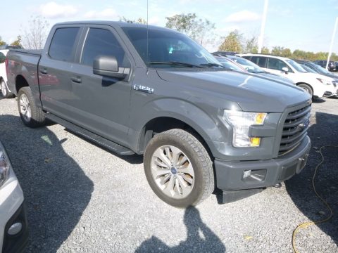 Lithium Gray Ford F150 XL SuperCrew 4x4.  Click to enlarge.