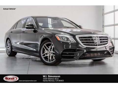 Black Mercedes-Benz S 560 4Matic Sedan.  Click to enlarge.