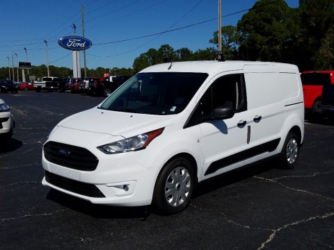 White Ford Transit Connect XLT Van.  Click to enlarge.