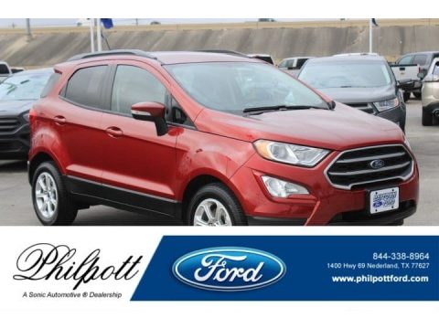 Ruby Red Ford EcoSport SE.  Click to enlarge.