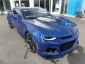 Front 3/4 View of 2019 Chevrolet Camaro ZL1 Coupe #2