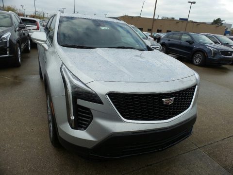Radiant Silver Metallic Cadillac XT4 Sport AWD.  Click to enlarge.
