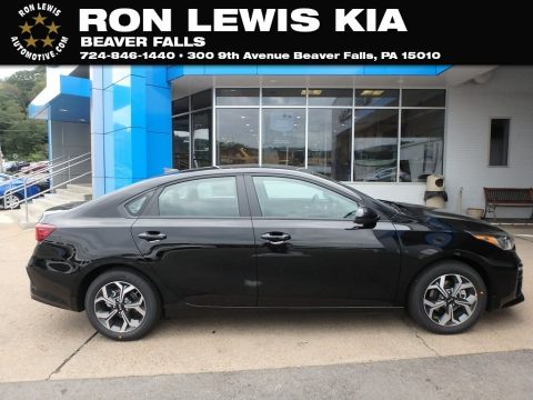 Aurora Black Pearl Kia Forte LXS.  Click to enlarge.