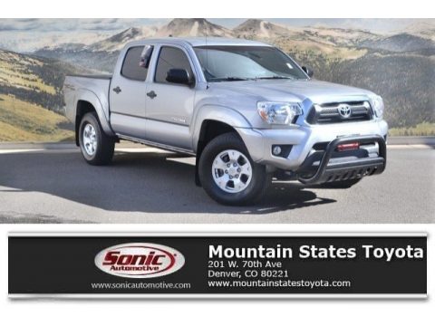 Silver Sky Metallic Toyota Tacoma V6 Double Cab 4x4. Click to enlarge. Silver Sky Metallic Toyota Tacoma V6 Double Cab 4x4. Click to enlarge.