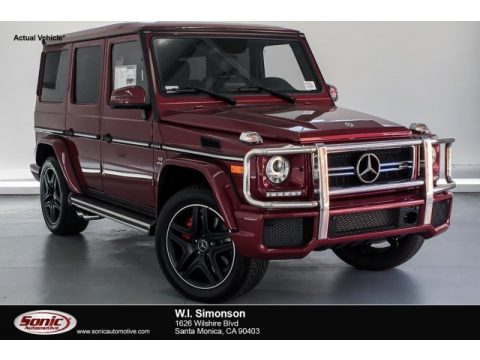 Storm Red Metallic Mercedes-Benz G 63 AMG.  Click to enlarge.
