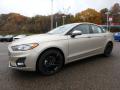 Front 3/4 View of 2019 Ford Fusion SE AWD #6