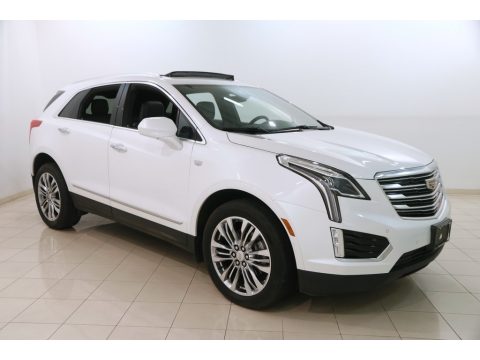 Crystal White Tricoat Cadillac XT5 Premium Luxury AWD.  Click to enlarge.