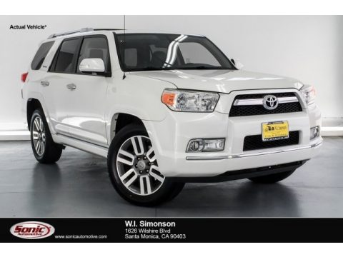 Blizzard White Pearl Toyota 4Runner Limited.  Click to enlarge.