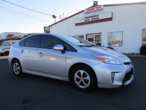 Classic Silver Metallic Toyota Prius Two Hybrid.  Click to enlarge.