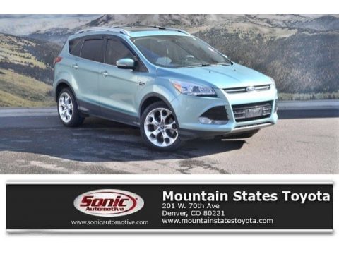 Deep Impact Blue Metallic Ford Escape Titanium 2.0L EcoBoost 4WD.  Click to enlarge.