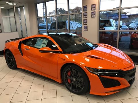Thermal Orange Pearl Acura NSX .  Click to enlarge.