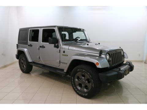 Billet Silver Metallic Jeep Wrangler Unlimited Freedom Edition 4x4.  Click to enlarge.