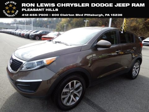 Mineral Silver Kia Sportage LX.  Click to enlarge.