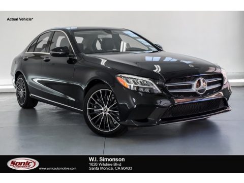 Black Mercedes-Benz C 300 Sedan.  Click to enlarge.