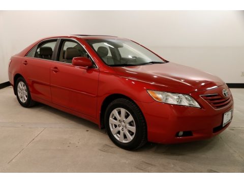 Barcelona Red Metallic Toyota Camry XLE V6.  Click to enlarge.