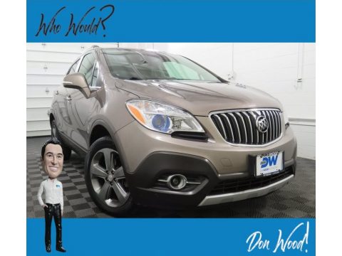 Deep Espresso Brown Metallic Buick Encore Leather AWD.  Click to enlarge.