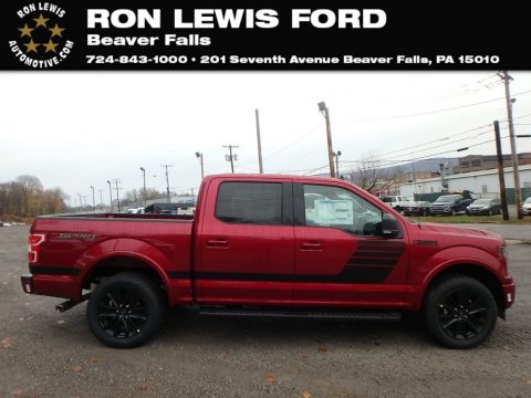 Ruby Red Ford F150 XLT Sport SuperCrew 4x4.  Click to enlarge.