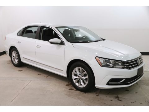 Pure White Volkswagen Passat S Sedan.  Click to enlarge.