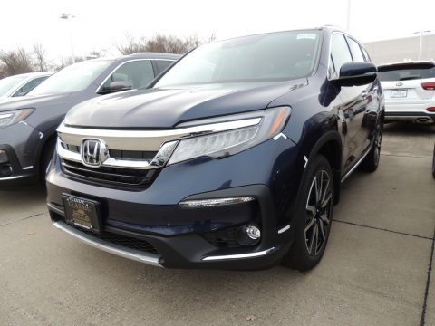 Obsidian Blue Pearl Honda Pilot Touring AWD.  Click to enlarge.